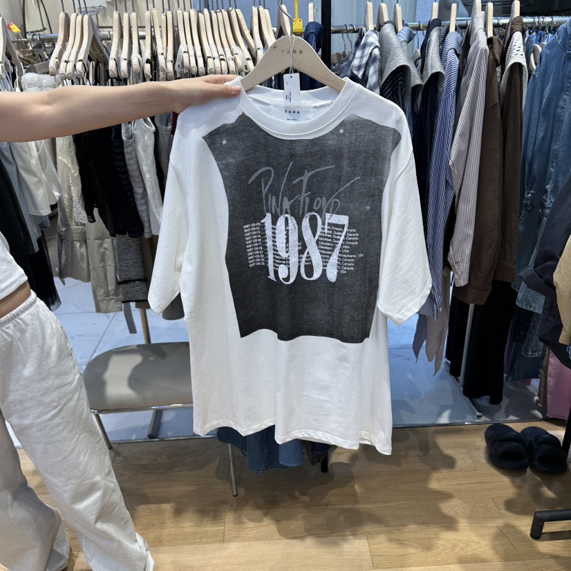 TARA韓國直郵女裝新款休閑真品推薦職業26春夏人氣時尚T恤TARAT恤圖色1