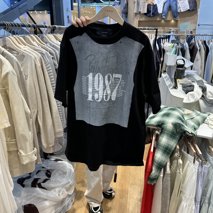 TARA韓國直郵女裝新款休閑真品推薦職業26春夏人氣時尚T恤TARAT恤圖色2