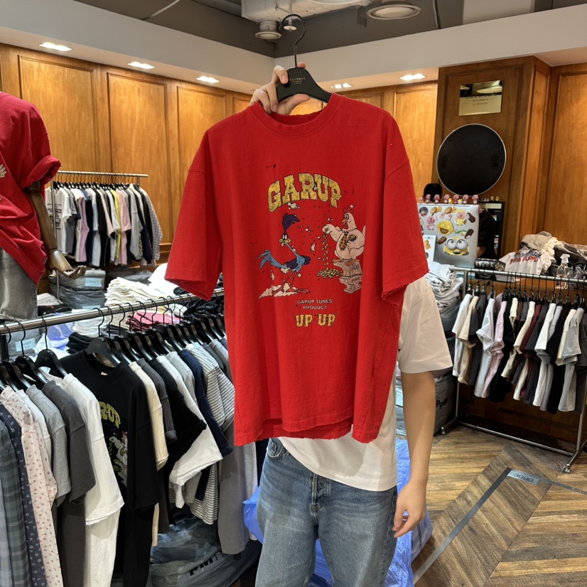 GARMENT-P韓國代購女士新款職業時尚休閑熱賣推薦人氣T恤GARMENTT恤圖色2