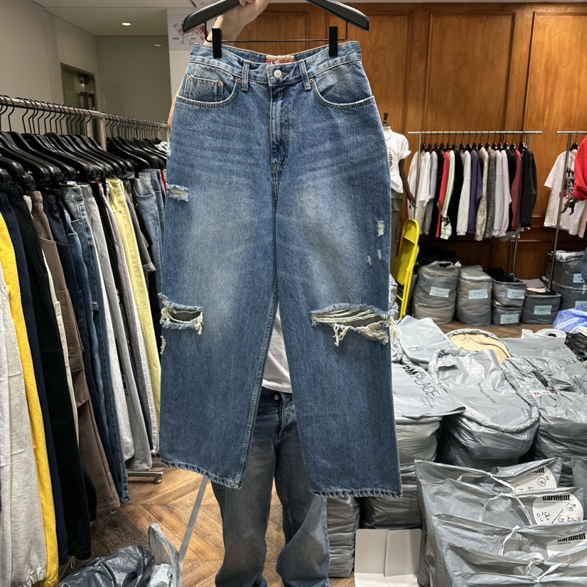 GARMENT-P東大門直郵女士新款休閑真品推薦人氣職業牛仔褲GARMENT牛仔褲圖色1