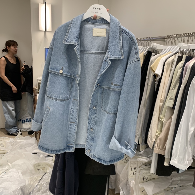 VENIR-a韓國直郵女裝新品時尚26春夏人氣職業熱賣夾克口袋VENIR-a夾克圖色2