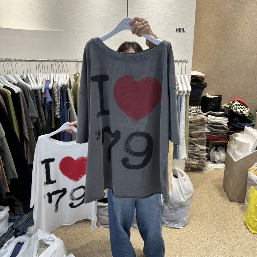 HEIL韓國代購女裝新品26春夏真品時尚人氣推薦職業熱賣T恤HEILT恤圖色2