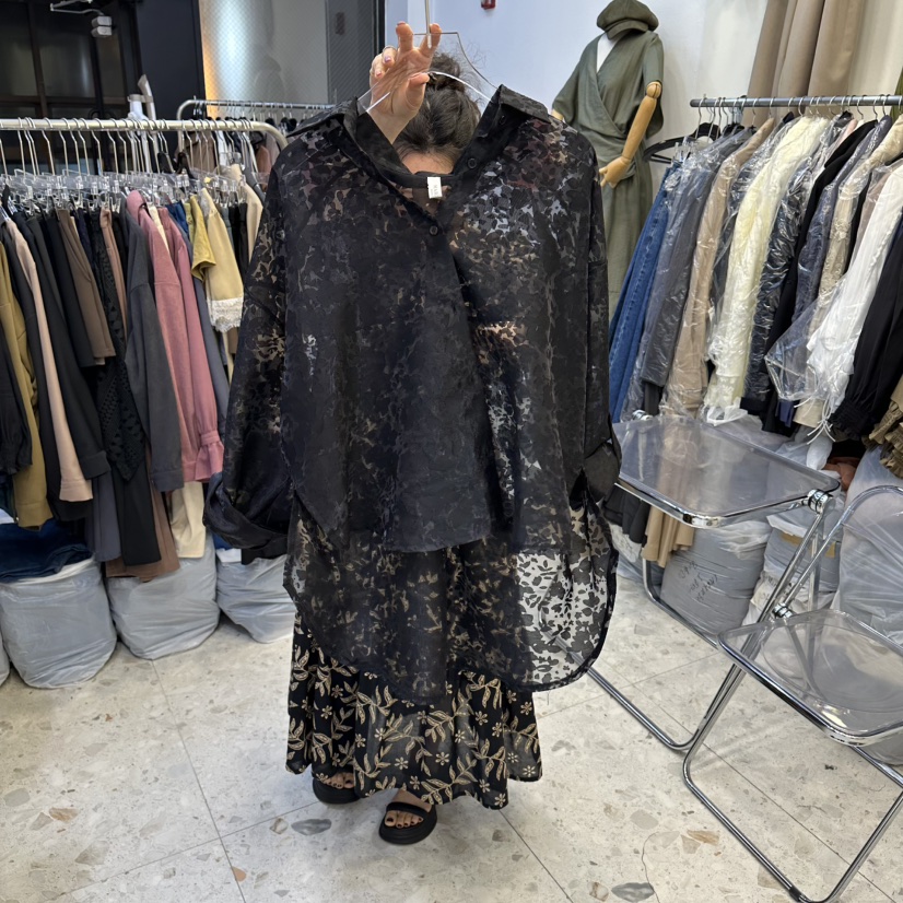 MARIGOLD東大門實拍女裝新品推薦休閑熱賣職業襯衫蕾絲衫MARIGOLD襯衫/蕾絲衫圖色2