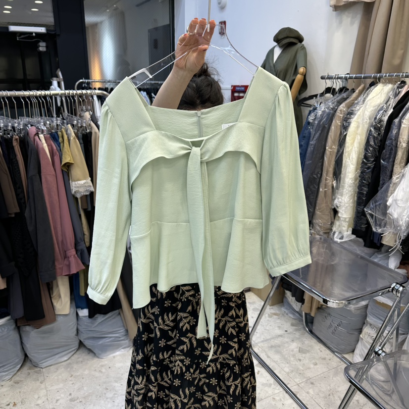 MARIGOLD韓國直郵女士新款真品休閑26春夏襯衫蕾絲衫套裝MARIGOLD襯衫/蕾絲衫圖色2