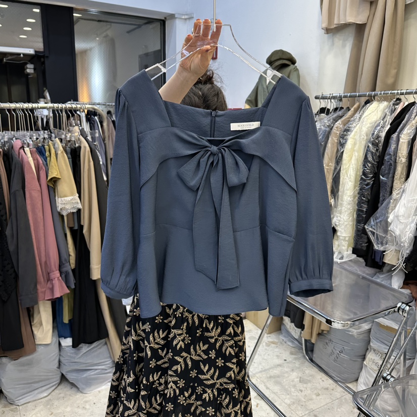 MARIGOLD韓國直郵女士新款真品休閑26春夏襯衫蕾絲衫套裝MARIGOLD襯衫/蕾絲衫圖色3