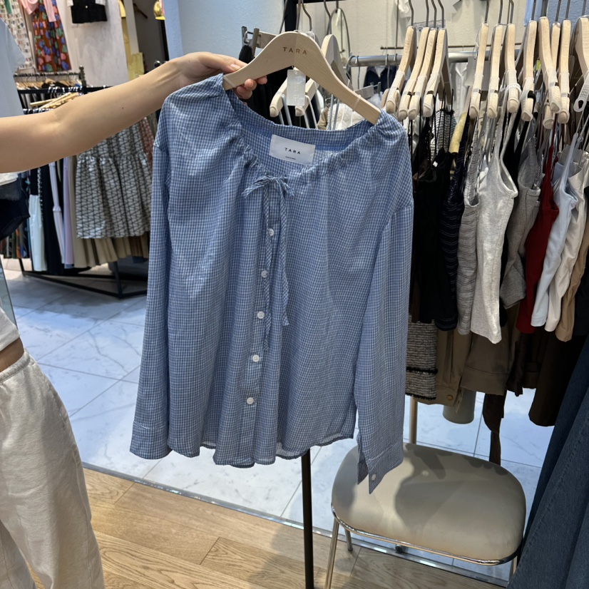 TARA東大門代購女裝新款熱賣真品時尚人氣休閑襯衫蕾絲衫TARA襯衫/蕾絲衫圖色3