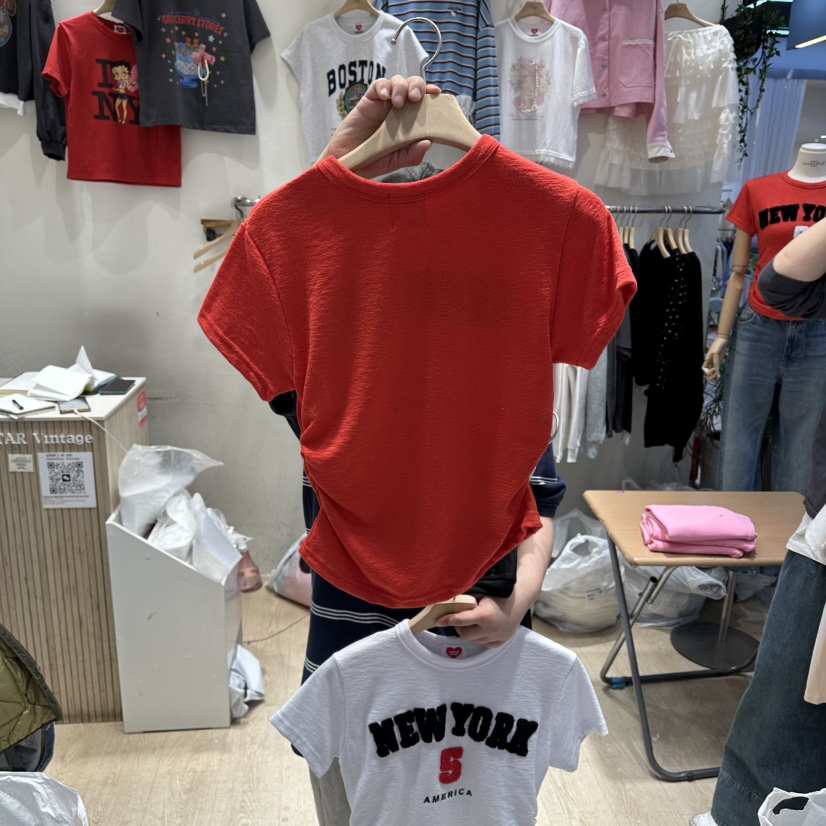 UNDERSTAR_VINTAGE東大門直郵女士新品人氣時尚休閑熱賣T恤UNDERSTAR_VINTAGET恤