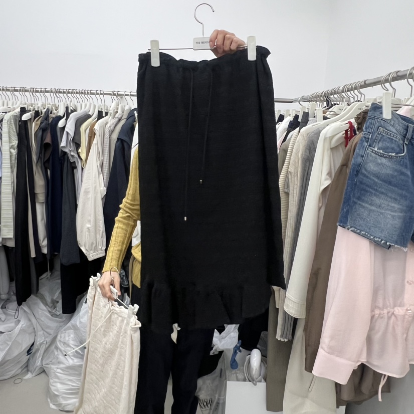 BREATHE韓國代購女裝新品真品時尚熱賣職業半身裙中短裙棉質BREATHE半身裙/中短裙圖色2