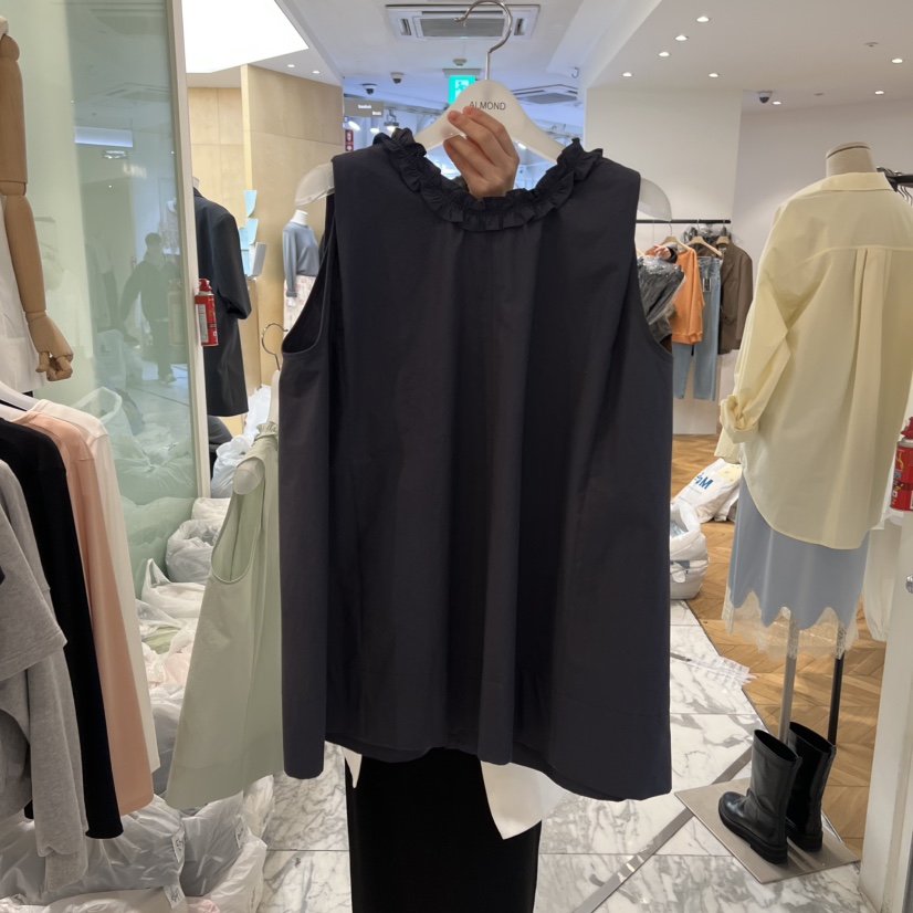 ALMOND韓國直郵女士新款職業26春夏真品休閑時尚吊帶背心ALMOND吊帶/背心