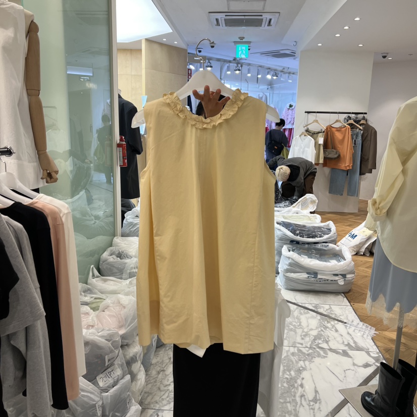 ALMOND韓國直郵女士新款職業26春夏真品休閑時尚吊帶背心ALMOND吊帶/背心