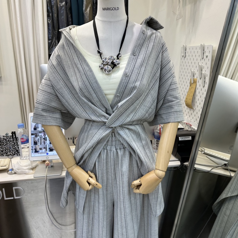 MARIGOLD韓國直郵女士新款推薦熱賣休閑真品時尚襯衫蕾絲衫MARIGOLD襯衫/蕾絲衫圖色1