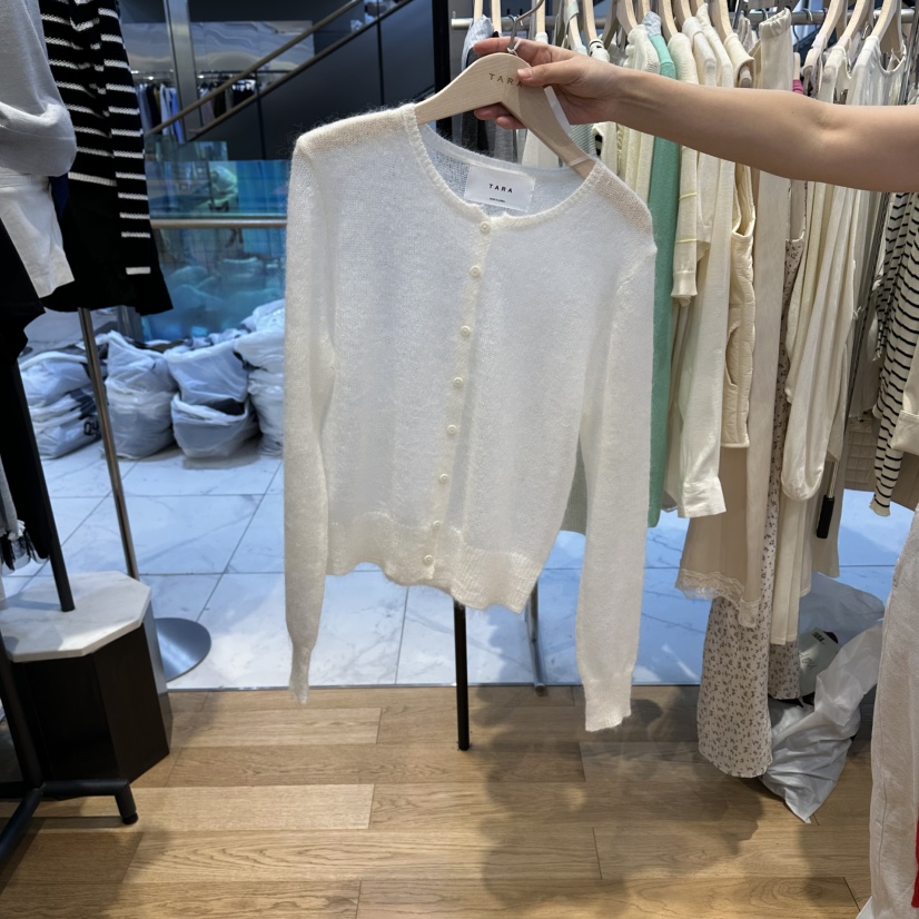 TARA東大門直郵女士新款休閑時尚推薦26春夏人氣針織衫開衫TARA針織衫圖色2