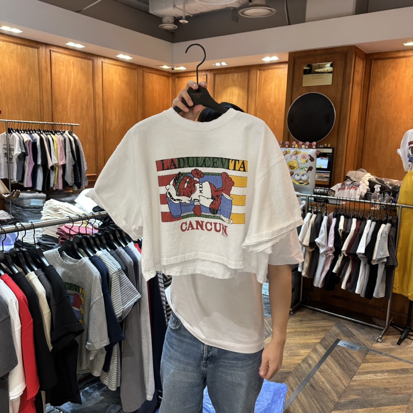 GARMENT-P東大門直郵女士新款時尚推薦熱賣真品職業休閑T恤GARMENTT恤圖色1