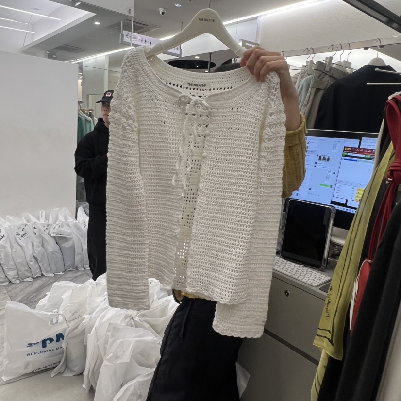 BREATHE東大門代購女士新款26春夏熱賣推薦職業真品針織衫BREATHE針織衫圖色2