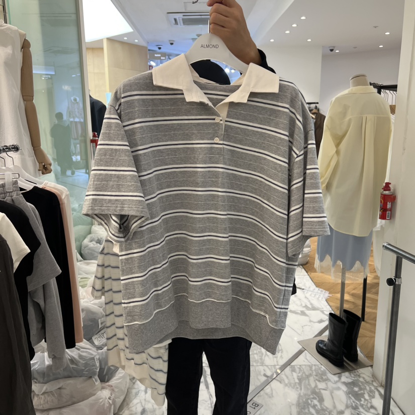 ALMOND東大門代購女士新品時尚休閑職業人氣真品熱賣推薦T恤ALMONDT恤圖色1