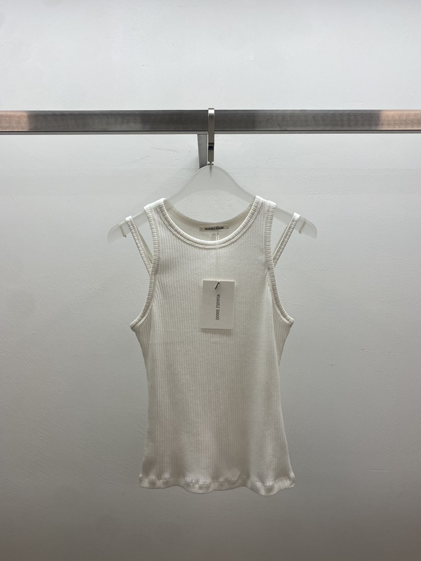 WEARABLE-L韓國直郵女士新款時尚職業26春夏吊帶背心羅紋WEARABLE吊帶/背心圖色1