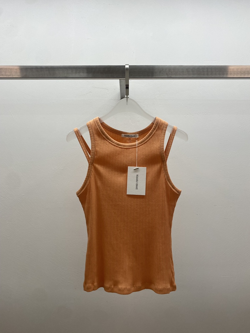 WEARABLE-L韓國直郵女士新款時尚職業26春夏吊帶背心羅紋WEARABLE吊帶/背心圖色2