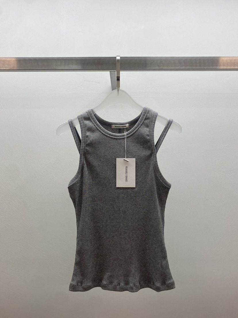 WEARABLE-L韓國直郵女士新款時尚職業26春夏吊帶背心羅紋WEARABLE吊帶/背心圖色3