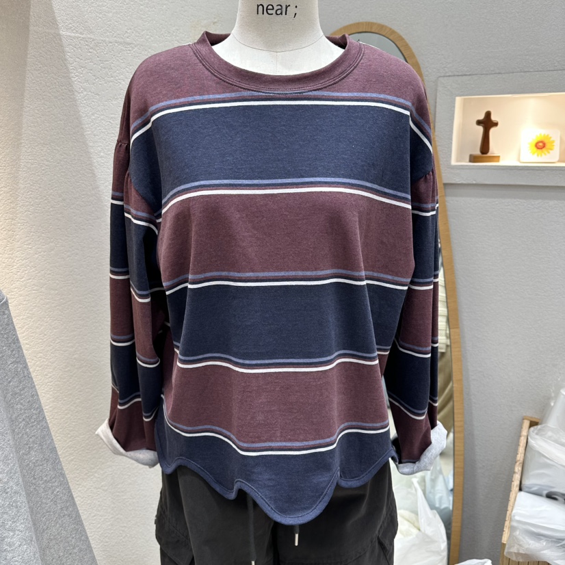 NEAR東大門代購女裝新品休閑26春夏人氣職業熱賣推薦長袖T恤NEAR長袖T恤圖色1