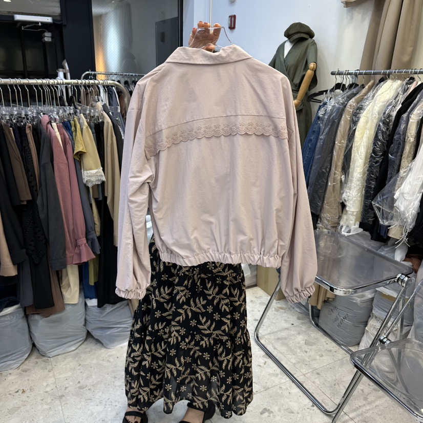 MARIGOLD韓國直郵女裝新款熱賣時尚26春夏推薦職業夾克蕾絲MARIGOLD夾克