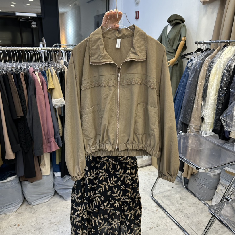 MARIGOLD韓國直郵女裝新款熱賣時尚26春夏推薦職業夾克蕾絲MARIGOLD夾克圖色2