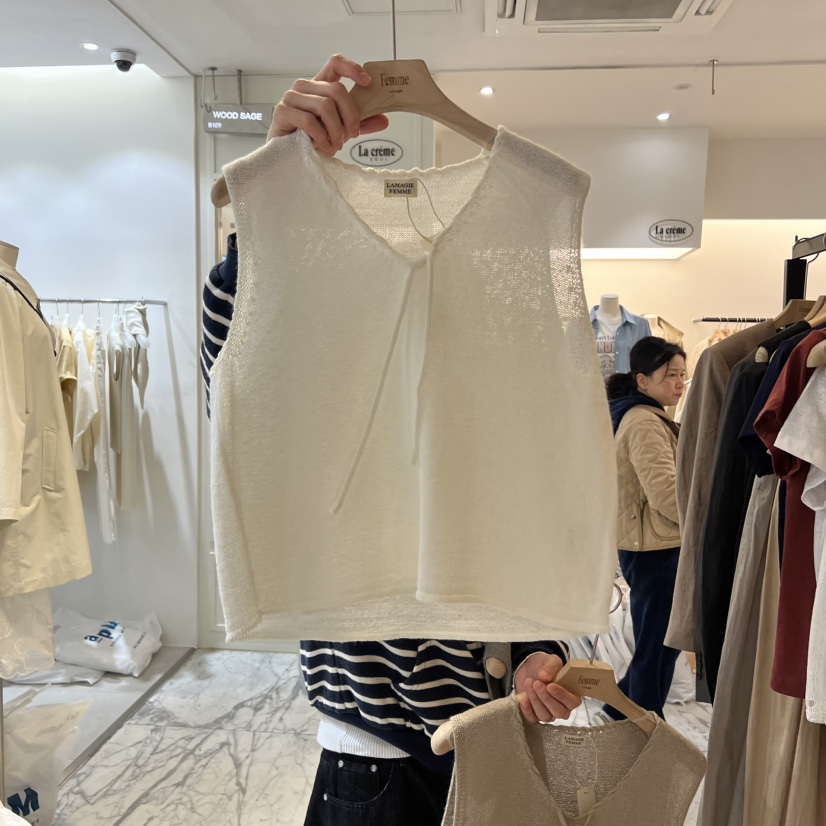 LA MAGIE FEMME東大門實拍女士新款真品休閑推薦吊帶背心Lamagie Femme吊帶/背心圖色1