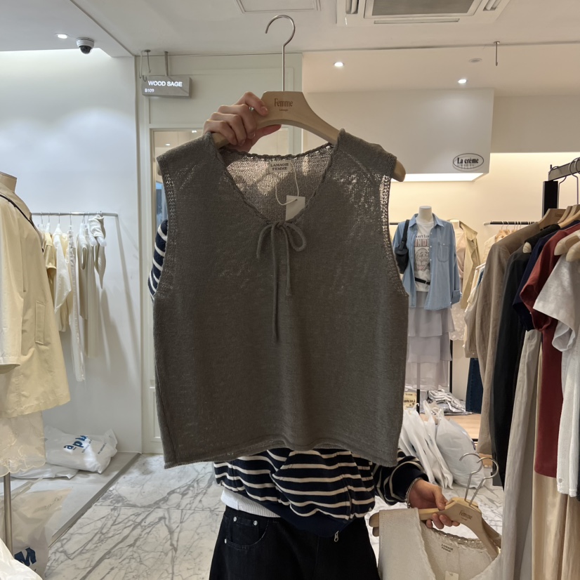 LA MAGIE FEMME東大門實拍女士新款真品休閑推薦吊帶背心Lamagie Femme吊帶/背心圖色2