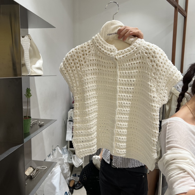 TEMPTING東大門實拍女裝新款推薦時尚26春夏真品針織衫棉質TEMPTING針織衫圖色1