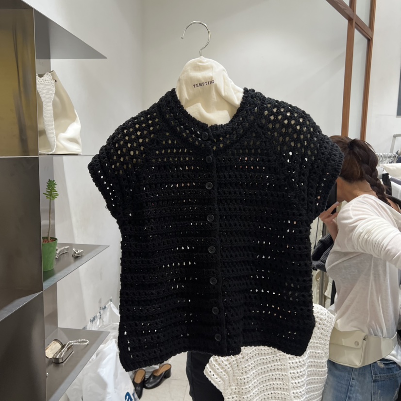 TEMPTING東大門實拍女裝新款推薦時尚26春夏真品針織衫棉質TEMPTING針織衫圖色2