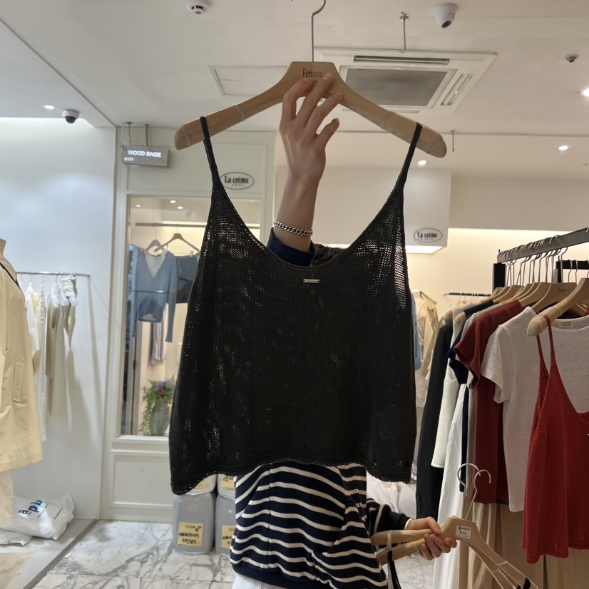 LA MAGIE FEMME東大門實拍女裝新品休閑熱賣真品吊帶背心Lamagie Femme吊帶/背心圖色2