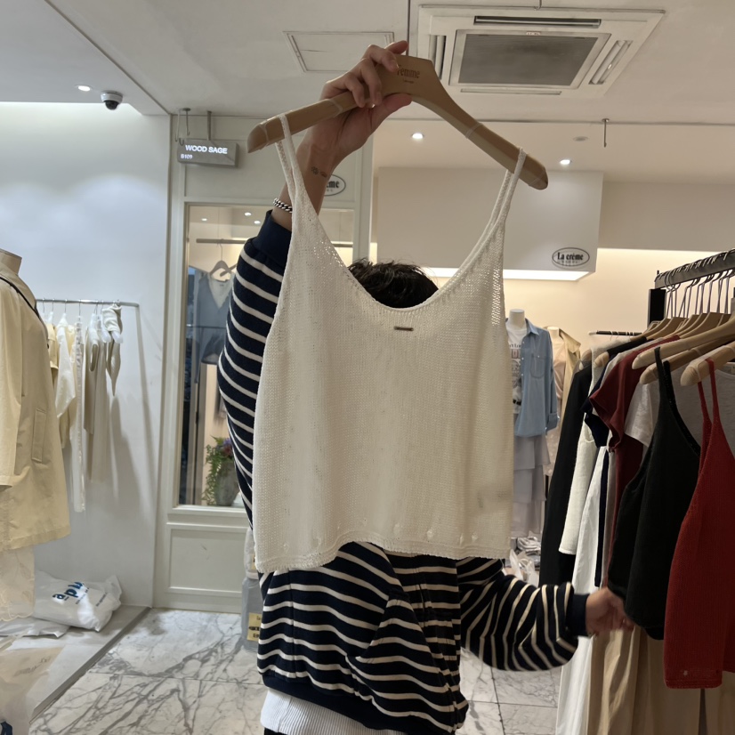 LA MAGIE FEMME東大門實拍女裝新品休閑熱賣真品吊帶背心Lamagie Femme吊帶/背心圖色3