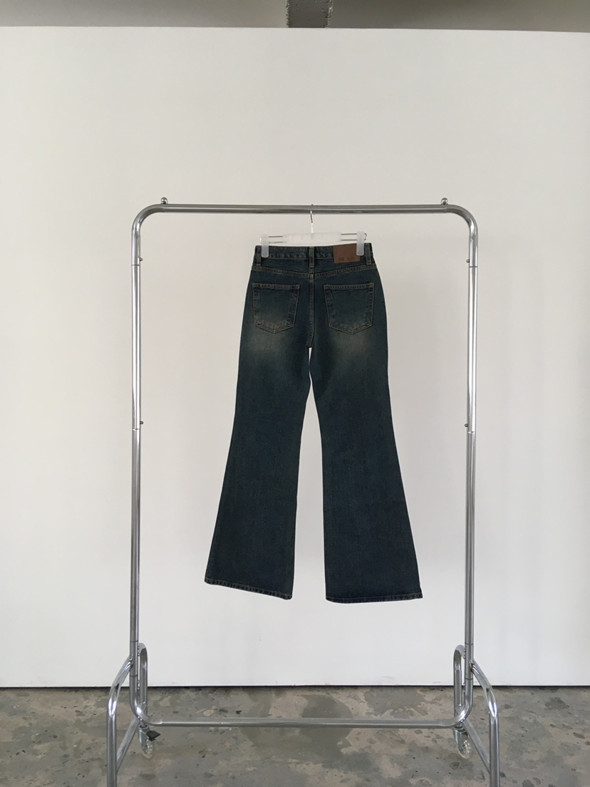 AUBE東大門直郵女士新品真品26春夏人氣職業時尚牛仔褲喇叭AUBE牛仔褲