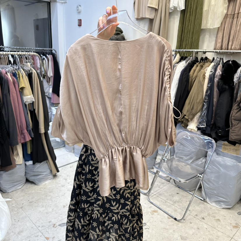 MARIGOLD韓國代購女士新品時尚真品職業推薦休閑襯衫蕾絲衫MARIGOLD襯衫/蕾絲衫