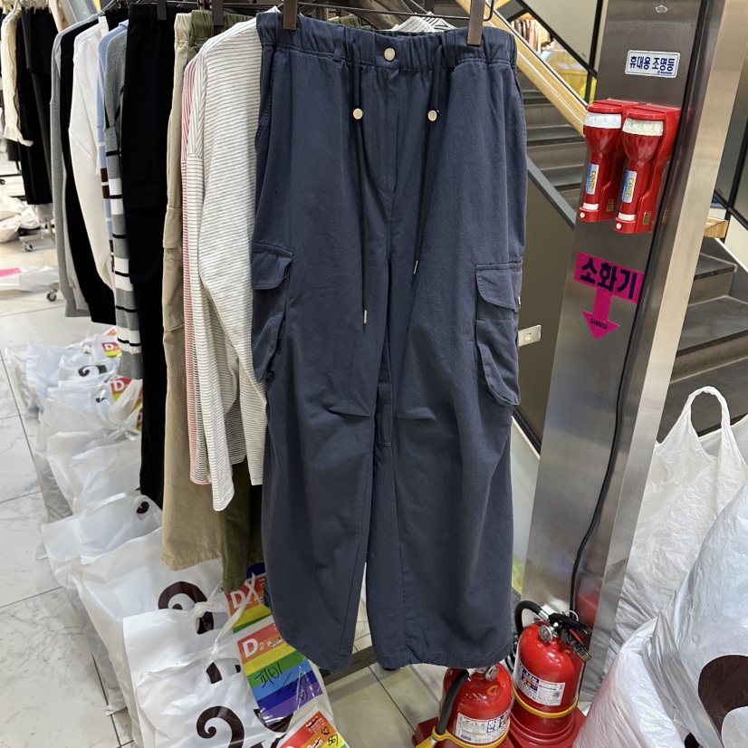 A2/D2東大門代購女裝新品推薦職業熱賣休閑褲工裝褲水洗A2/D2休閑褲圖色3