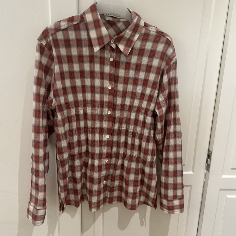 WE ARE/WELOVER東大門實拍女士新款熱賣26春夏襯衫蕾絲衫SHOP_WE ARE襯衫/蕾絲衫圖色2橘色