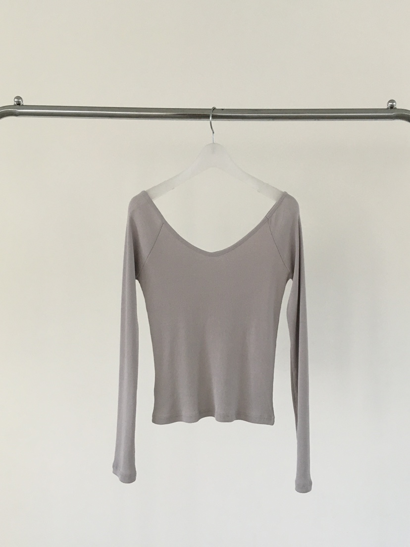 AUBE東大門直郵女裝新品職業人氣真品26春夏休閑推薦長袖T恤AUBE長袖T恤