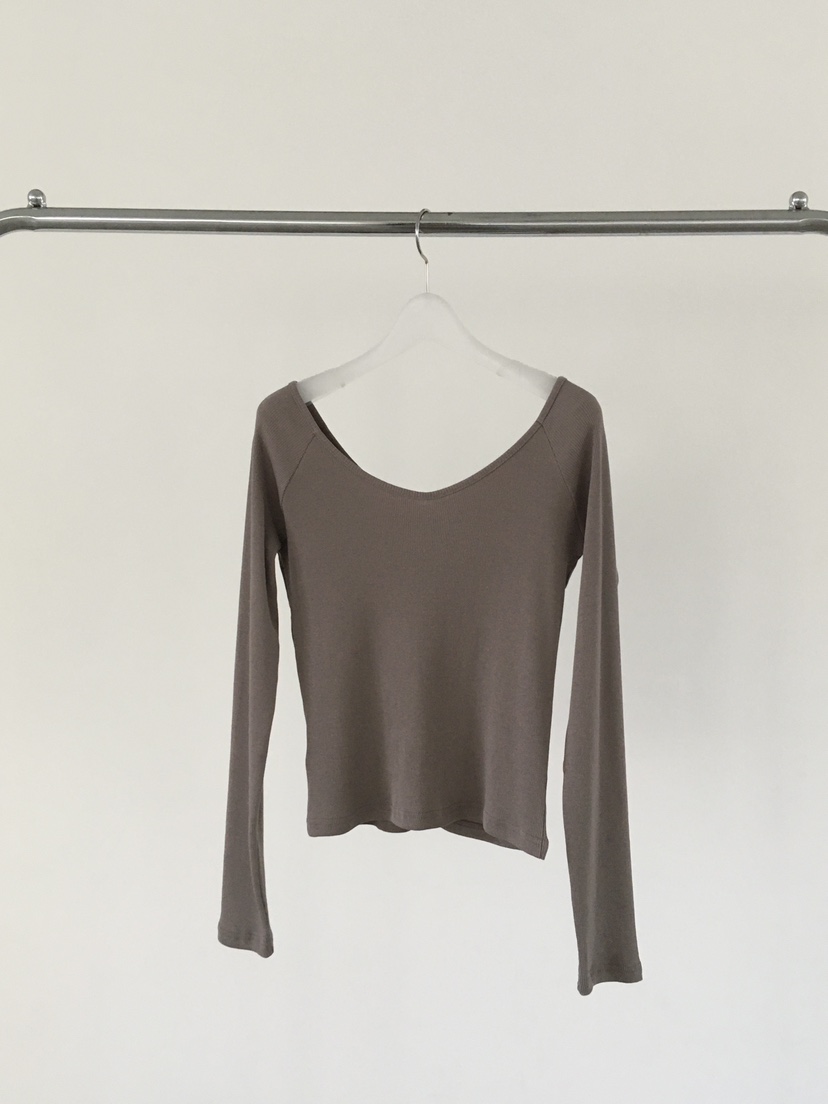 AUBE東大門直郵女裝新品職業人氣真品26春夏休閑推薦長袖T恤AUBE長袖T恤