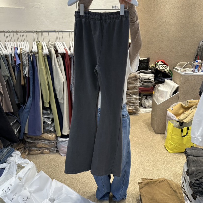 HEIL東大門代購女裝新品休閑真品26春夏熱賣休閑褲復古喇叭HEIL休閑褲