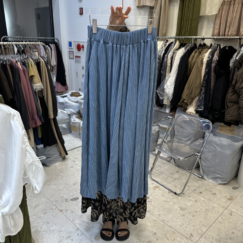 MARIGOLD韓國代購女裝新品真品休閑26春夏休閑褲百褶褶裙MARIGOLD休閑褲圖色2