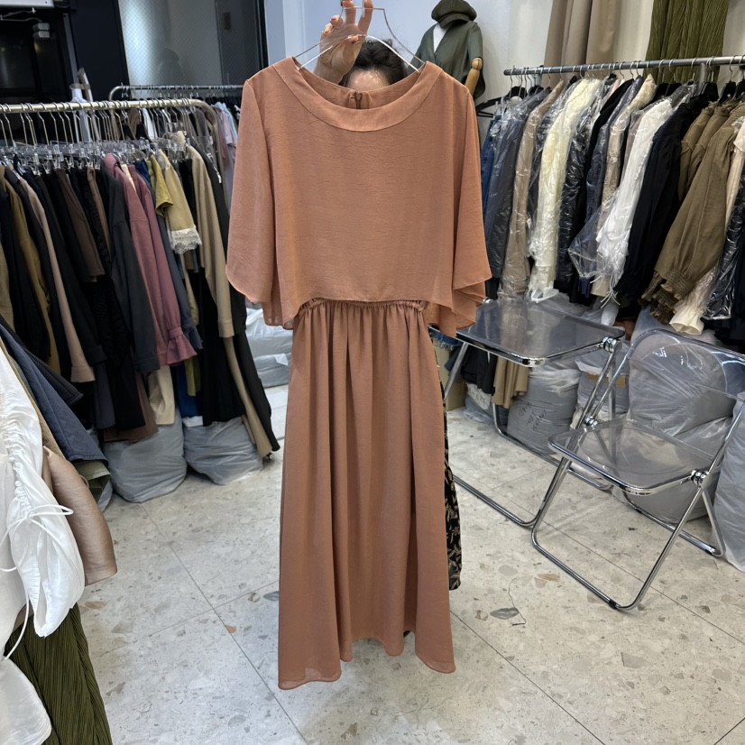 MARIGOLD東大門代購女士新品時尚真品推薦人氣連衣裙披肩MARIGOLD連衣裙圖色3