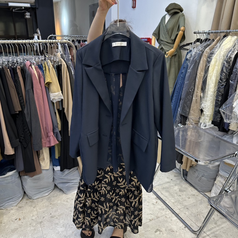 MARIGOLD韓國代購女士新品時尚休閑推薦職業真品夾克雪紡MARIGOLD夾克圖色2