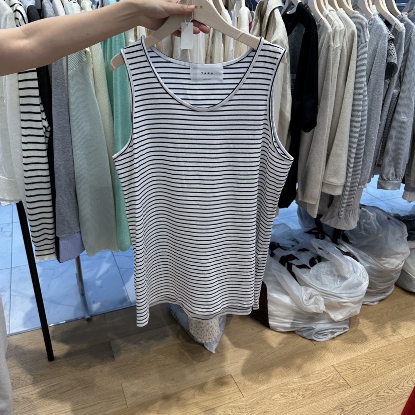 TARA韓國代購女士新款職業真品時尚推薦人氣26春夏吊帶背心TARA吊帶/背心圖色2