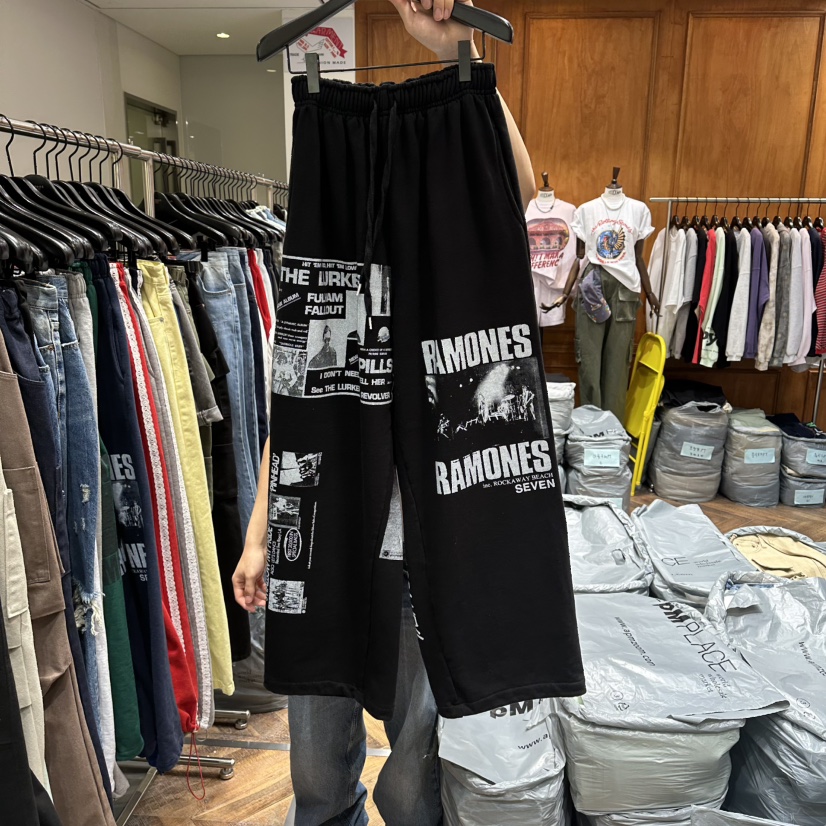 GARMENT-P東大門直郵女士新品時尚休閑26春夏真品休閑褲GARMENT休閑褲圖色5黑色