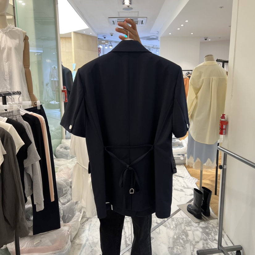 ALMOND東大門代購女士新品職業熱賣時尚休閑26春夏夾克含腰繩ALMOND夾克