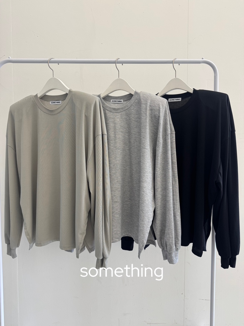SOMETHING-L/FANCY韓國直郵女士新款人氣真品熱賣長袖T恤SOMETHING-L/FANCY長袖T恤