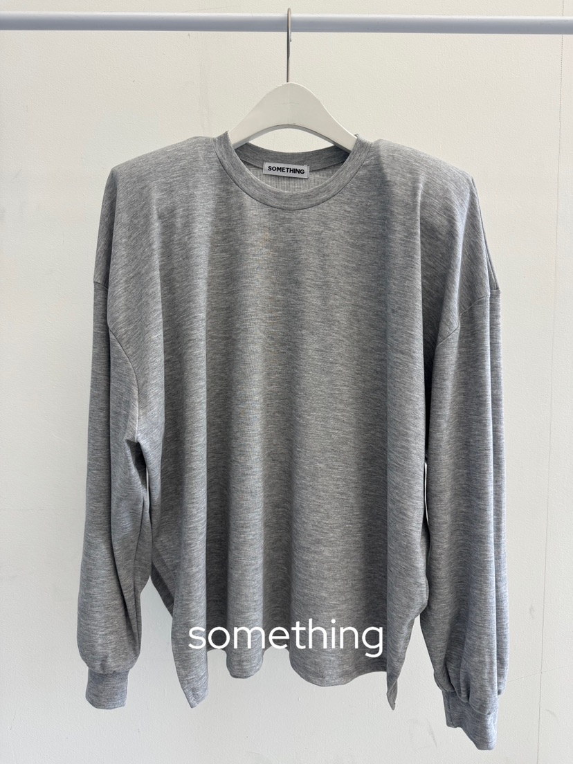 SOMETHING-L/FANCY韓國直郵女士新款人氣真品熱賣長袖T恤SOMETHING-L/FANCY長袖T恤圖色1