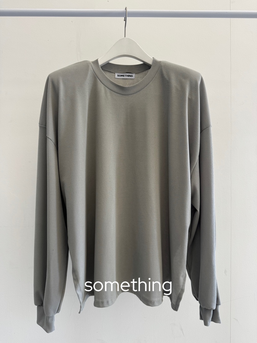 SOMETHING-L/FANCY韓國直郵女士新款人氣真品熱賣長袖T恤SOMETHING-L/FANCY長袖T恤圖色2