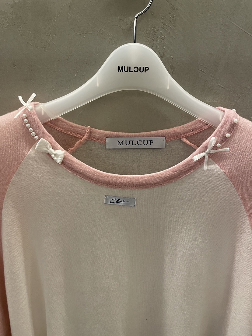 MULCUP東大門實拍女裝新款職業推薦時尚真品熱賣26春夏長袖T恤MULCUP長袖T恤