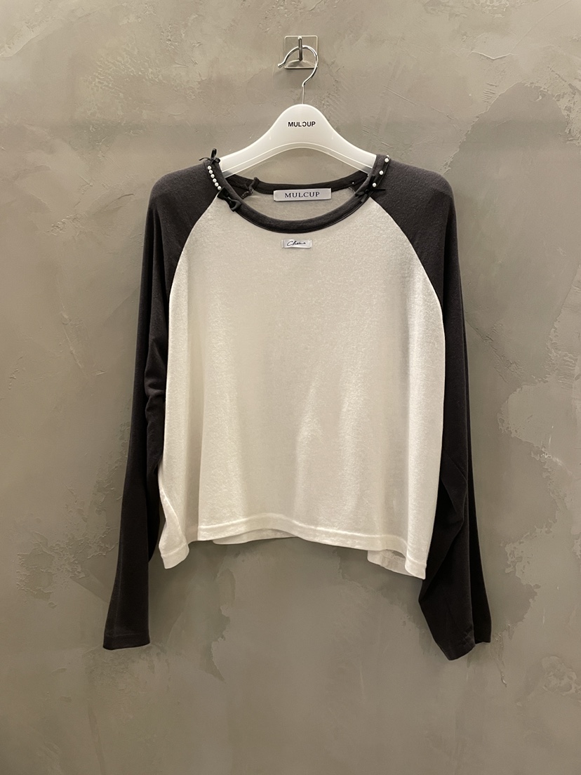 MULCUP東大門實拍女裝新款職業推薦時尚真品熱賣26春夏長袖T恤MULCUP長袖T恤圖色1黑色