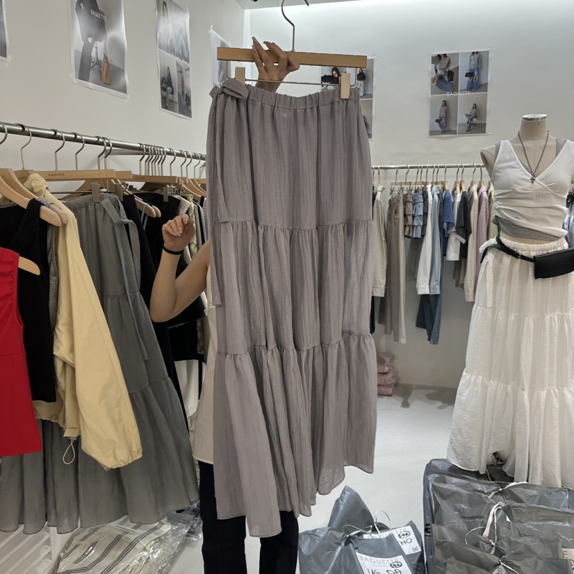 BAGUETTE-P東大門代購女裝新品真品人氣休閑26春夏推薦長裙BAGUETTE-P長裙